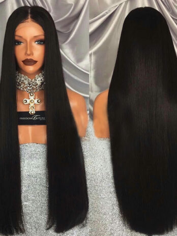 High Quality Large Straight Front Lace Wigs Women